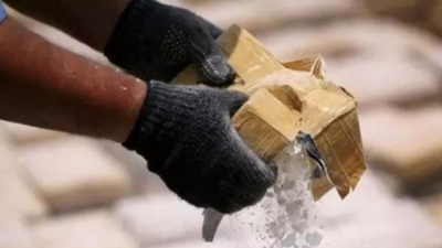 Drone-dropped heroin seized in J&K’s Kathua, 2 with Pakistan links held | India News