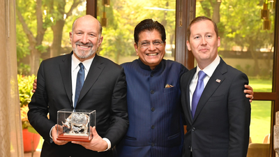 Piyush Goyal: ‘Fruitful discussions to expand trade ties’: Piyush Goyal meets US commerce secretary Howard Lutnick