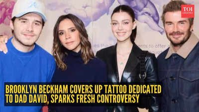 Beckham family feud deepens: Brooklyn Beckham covers up tattoo dedicated to Dad David, sparks fresh controversy |