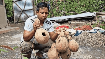 Manipur man races bullets & storms to save sparrows with Rs 5 solution; installs 600 nests, distributes 300 free | Guwahati News
