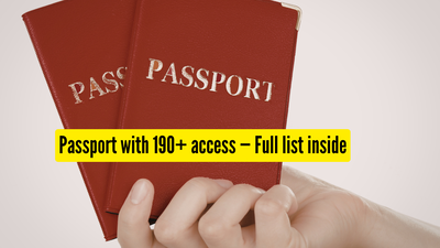 The only passport offering access to 190+ destinations in latest Henley index — Full list inside |