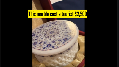 “Was I scammed?” Tourist asks after buying a small marble souvenir in Agra for $2,500; sparks scam debate |