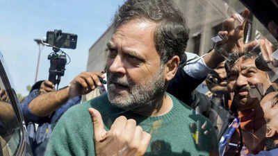 ‘Trump has PM Modi by the throat’: Rahul Gandhi reacts to motion against him by BJP’s Nishikant Dubey | India News