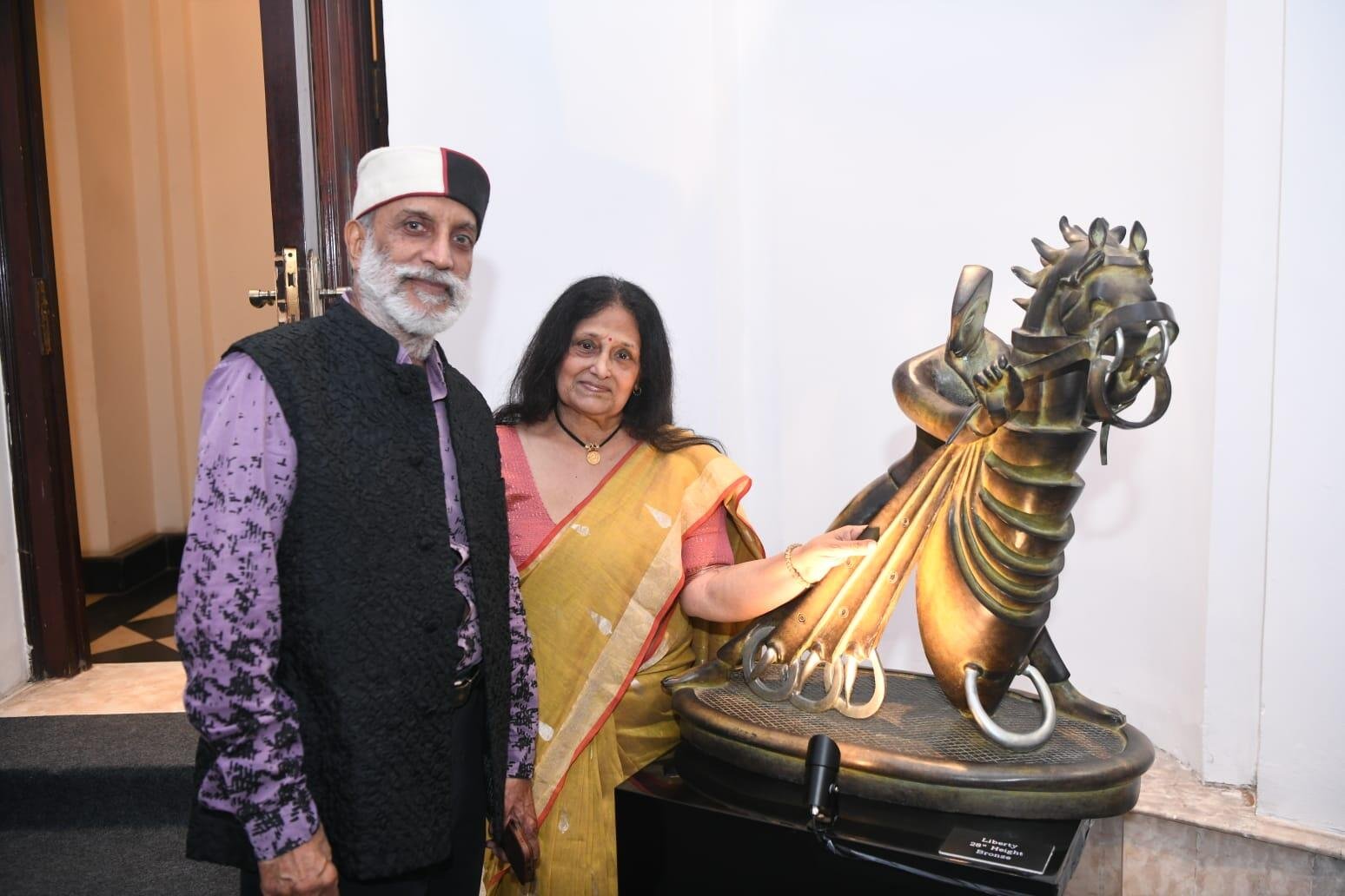 Satish Gujral at Bikaner House