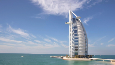 Burj Al Arab: Watch: Drone debris hits Dubai’s Burj Al Arab after iranian strike