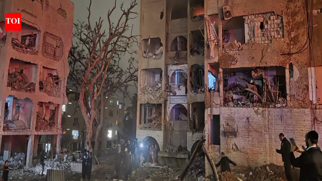 Watch: Missile strike rocks Israel’s ‘Little India’ as Iran attack injures over 40; videos show chaos