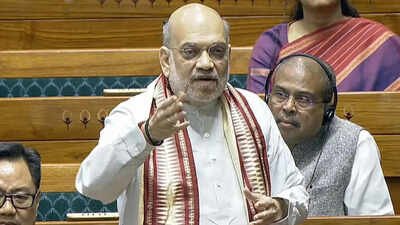 Amit Shah says talks on with only active top Maoist, attacks Congress for Red ties | India News