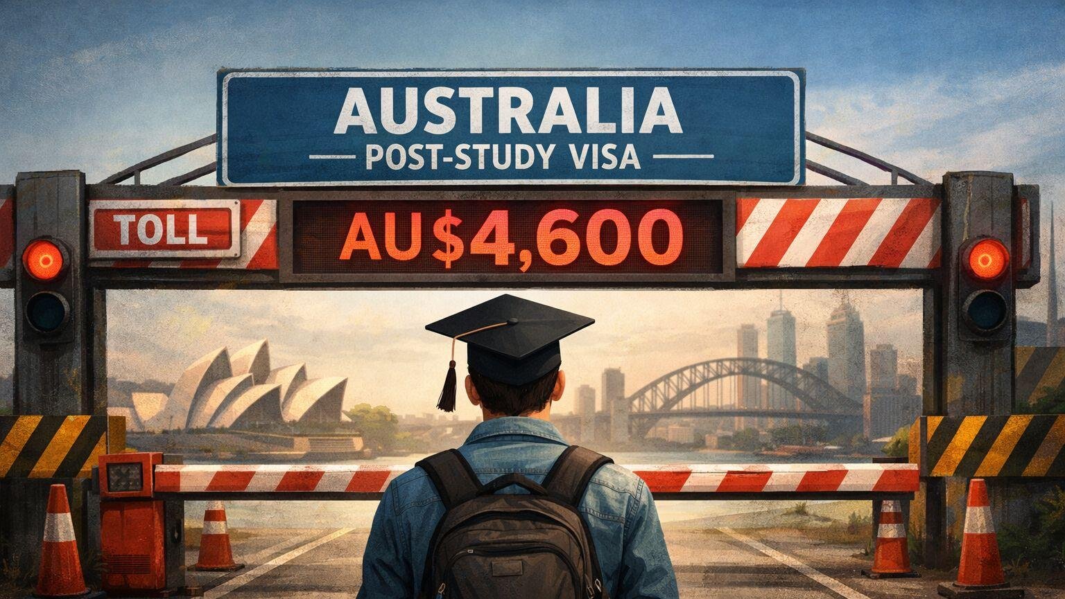 Australia doubles post-study work visa fee