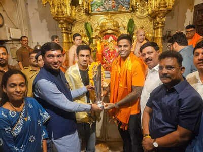 After Kirti Azad’s criticism, Suryakumar Yadav, Gautam Gambhir visit temple with T20 World Cup again – Watch | Cricket News