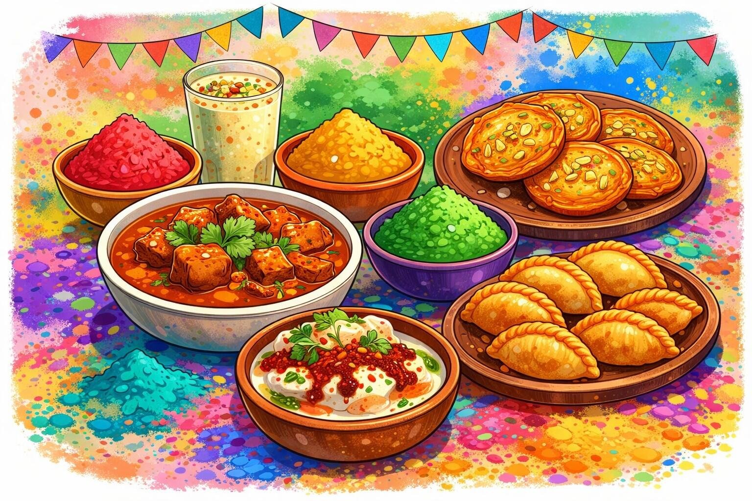Holi – A festival that celebrates good food