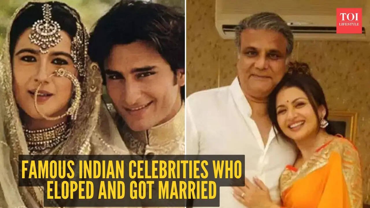 5 famous Indian celebrities who eloped and got married