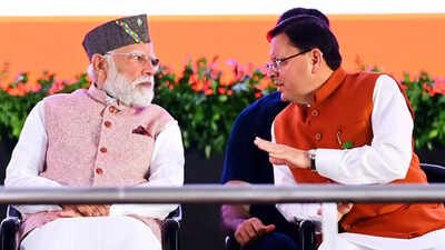 Pm Modi Uttarakhand Government: PM Modi congratulates Uttarakhand government on completing 4 years, CM Pushkar Singh Dhami responds | India News