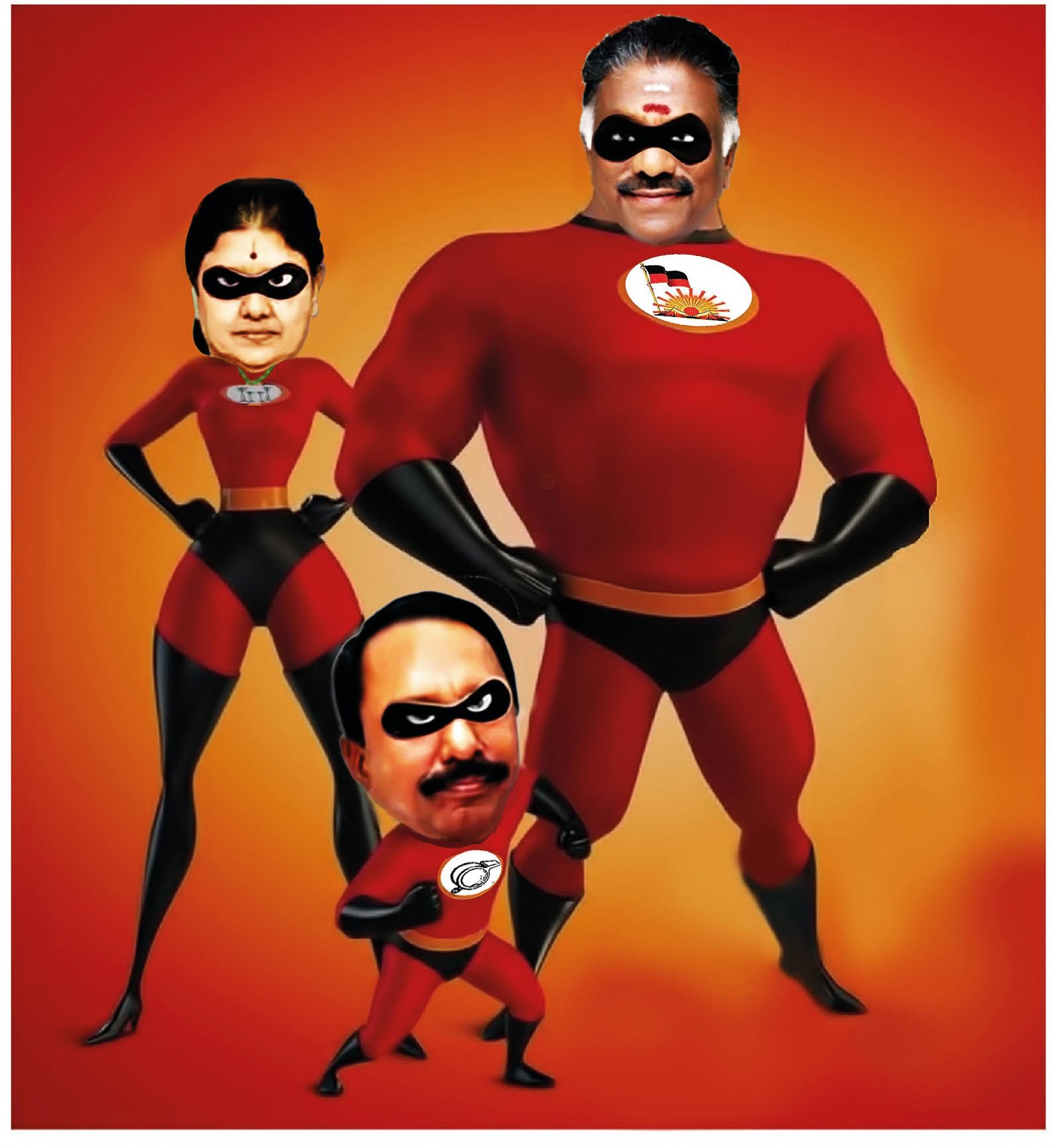 The Incredibles of TN: Superheroes sans script