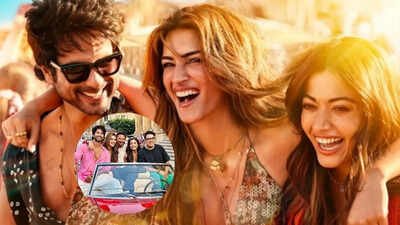 ‘The party it was’: Shahid Kapoor drops BTS glimpses from ‘Cocktail 2’ sets with Kriti Sanon and Rashmika Mandanna | Hindi Movie News