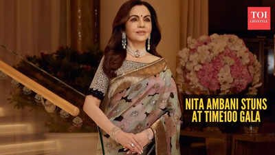 The queen of sarees: Nita Ambani owns the global stage at TIME100 Gala, no gown needed |