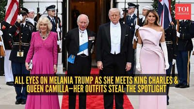 King Charles: Melania Trump meets King Charles and Queen Camilla in style and her looks are going viral