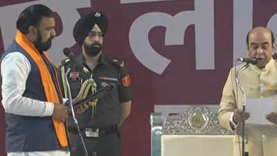 Bihar’s first BJP CM: Samrat Choudhary takes oath | India News