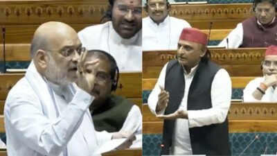 ‘Halt proceedings for an hour’: Amit Shah’s proposal to oppn on Delimitaton Bill; Akhilesh hits back with ‘woman PM’ remark | India News