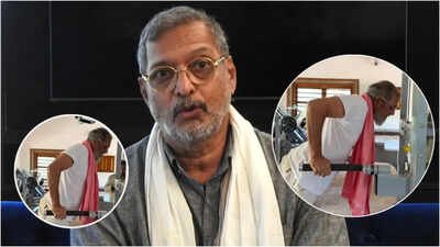 ‘Control Uday control’: Nana Patekar does 15 tricep dips at the age of 76, leaving the internet and Atul Kasbekar in awe | Hindi Movie News
