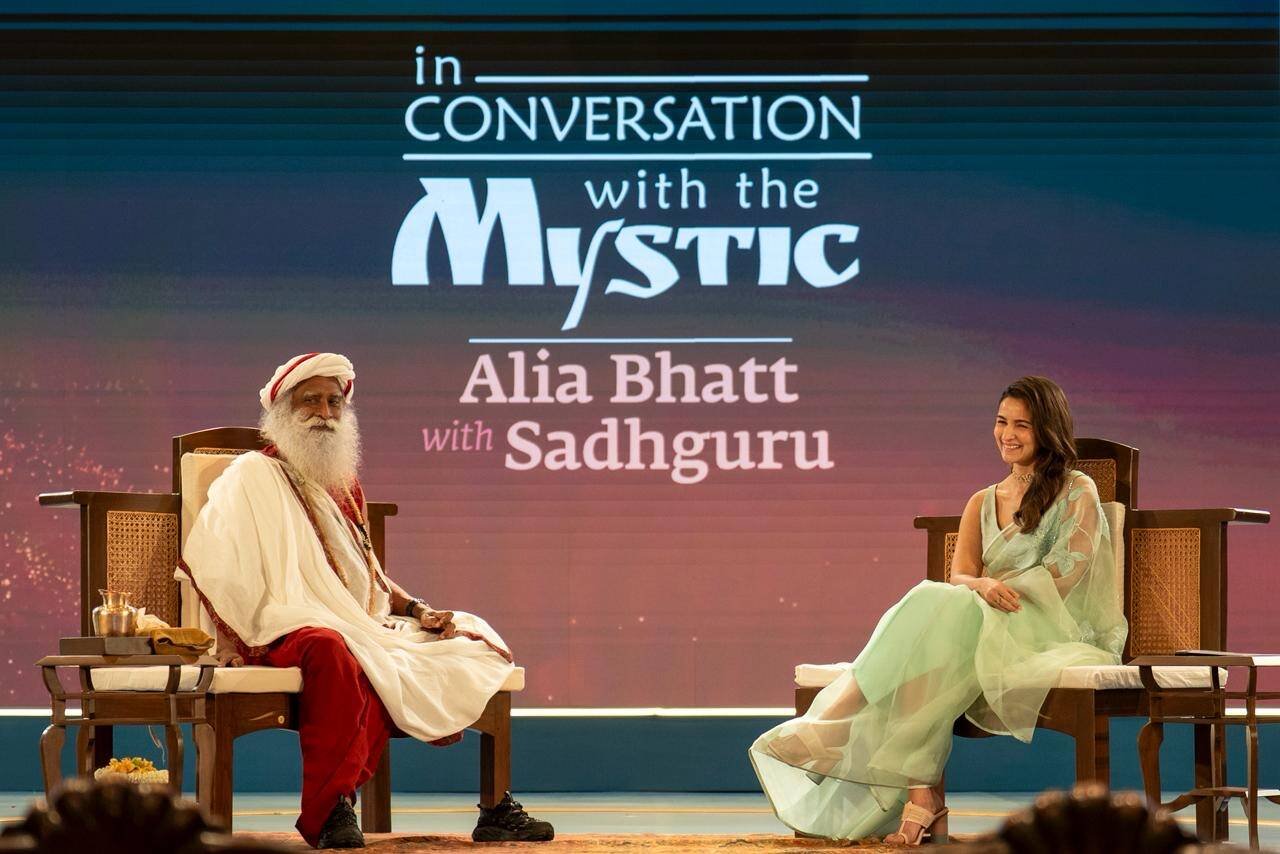 Sadhguru asks Alia Bhatt, ‘When do you live?’