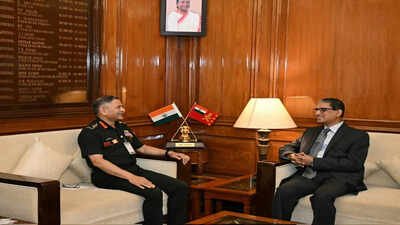 ‘Deeper collaboration for regional peace’: Upendra Dwivedi meets Bangladesh high commissioner Riaz Hamidullah | India News