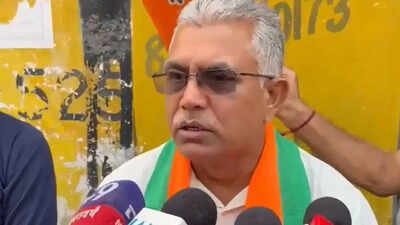 Dilip Ghosh: Dilip Ghosh Predicts BJP Victory in West Bengal Assembly Elections, Claims TMC’s Downfall | India News