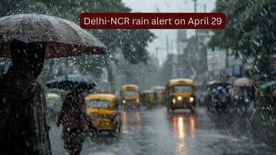 Delhi Weather: Delhi-NCR rain alert on April 29: Thunderstorms, showers bring much-needed relief from heatwaves; what travellers need to know