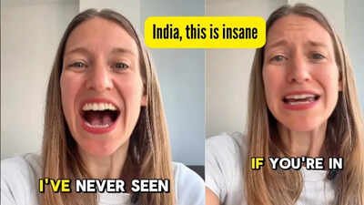 “This is insane!” American woman shocked and surprised by a simple experience so common in India