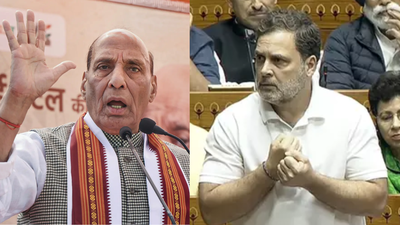 Rajnath Singh: ‘Can’t be condemned enough’: Rajnath Singh slams Rahul Gandhi over ‘magician’ jibe at PM Modi | India News