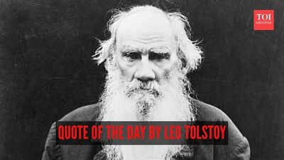 Quote of the day by Leo Tolstoy: “The changes in our life must come from the impossibility to live otherwise than according to the demands of our conscience not from our mental resolution to try a new form of life”