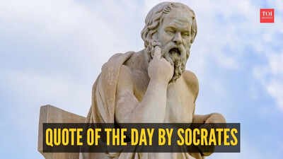 Quote of the day by Socrates: “Sometimes you put walls up not to keep people out, but to see…”
