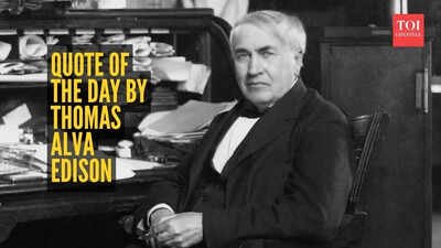 Thomas Alva Edison: Quote of the day for kids by Thomas Alva Edison: “Genius is one percent inspiration and ninety-nine percent…”