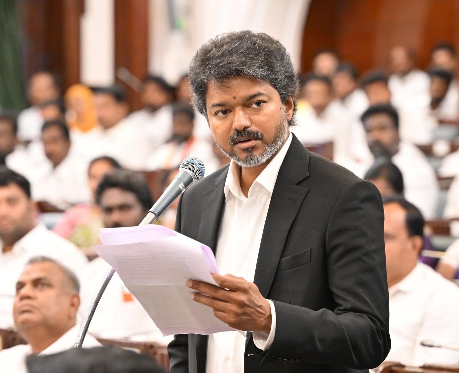 The Beast suit looks the part, Vijay, now be the beast chief minister