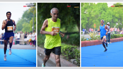 10K male 50+ category: Runners who showed the magic of experience| Times Internet Half Marathon | India News