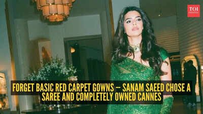 Sanam Saeed’s green drape look at Cannes has everyone talking