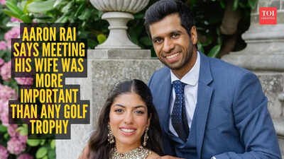 How PGA Champion 2026 Aaron Rai met his wife Gaurika Bishnoi