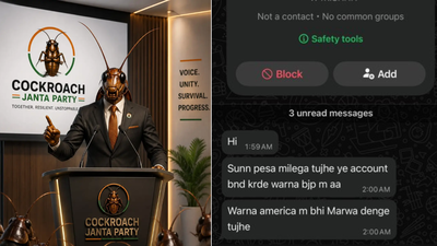 ‘Marwa denge tujhe’: Cockroach Janta Party founder Abhijeet Dipke receives death threats on Whatsapp | India News