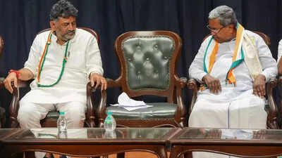 ‘No reality’: Congress high command says no tussle between Sidda, DKS for Karnataka CM post | India News