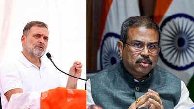 Rahul asks Pradhan to answer why OSM contract was given to tainted firm | India News