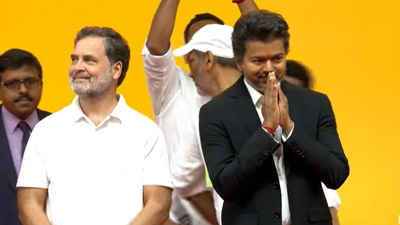 Full Vande Mataram recited: How Tamil Nadu CM Vijay used swearing in event to send message to BJP | India News