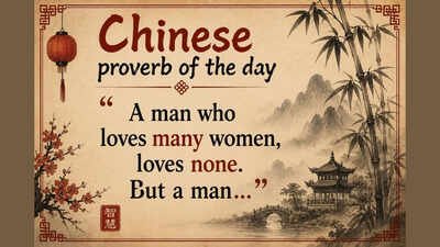 Chinese proverb of the day: “A man who loves many women, loves none. But a man…” — life lessons on loyalty, emotional depth, commitment, human connection, and why real love is often built on devotion rather than endless desire |