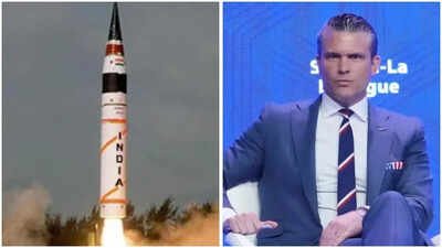 Agni-6: Pakistani journalist flubs with poser on India’s Agni-6; how US war secretary Peter Hegseth reacted | India News