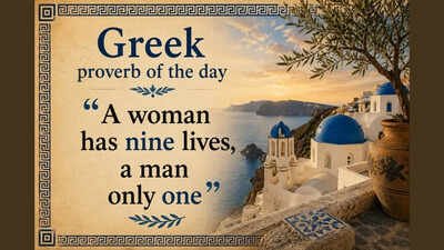 Greek proverb of the day: “A woman has nine lives, a man only one” — why resilience often looks different for women and men |