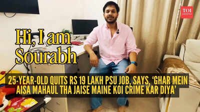 25-year-old quits Rs 19 lakh PSU job, says, ‘Ghar mein aisa mahaul tha jaise maine koi crime kar diya’
