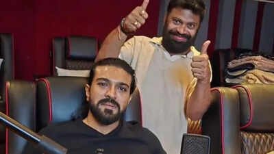 Ram Charan completes ‘Peddi’ dubbing; Shruti Haasan and Janhvi Kapoor shine in ‘Hallallallo’ song |