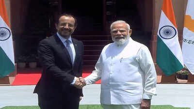 PM Modi, Cyprus President Christodoulides hold talks to deepen bilateral ties | India News