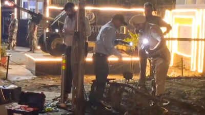Panic in Jalandhar: Scooter Fire Near BSF Headquarters Sparks Investigation | India News