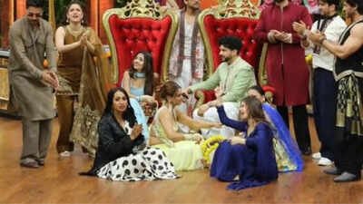 Karan Kundrra and Tejasswi Prakash bring Punjabi wedding vibes to Laughter Chefs Unlimited Entertainment