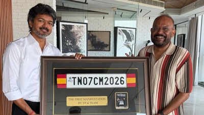 Virat Kohli’s signed bat to GOAT’s ‘CM 2026’ number plate: Vijay’s viral gifts that grabbed attention | Tamil Movie News