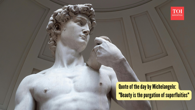 Quote of the day by Michelangelo: “Beauty is the purgation of superfluities”